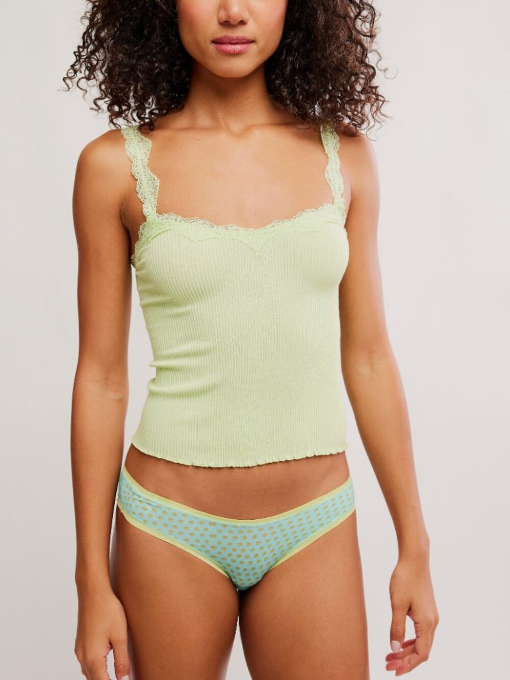 🆕 FREE PEOPLE Spring Fever Cami / Lime Kiwi